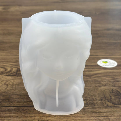 Girl Plantern/Candle Holder Mould (B)