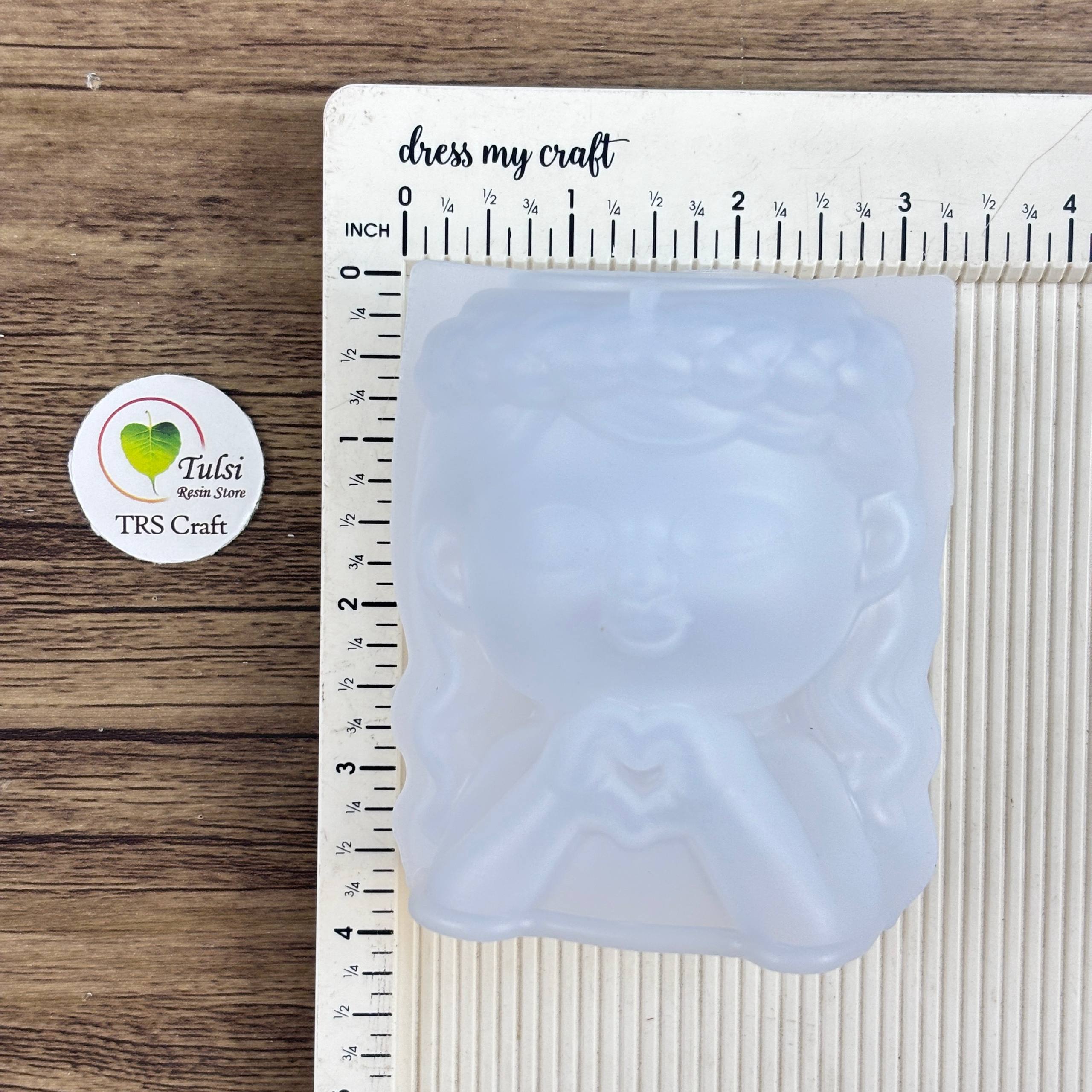 Girl Plantern/Candle Holder Mould (C)