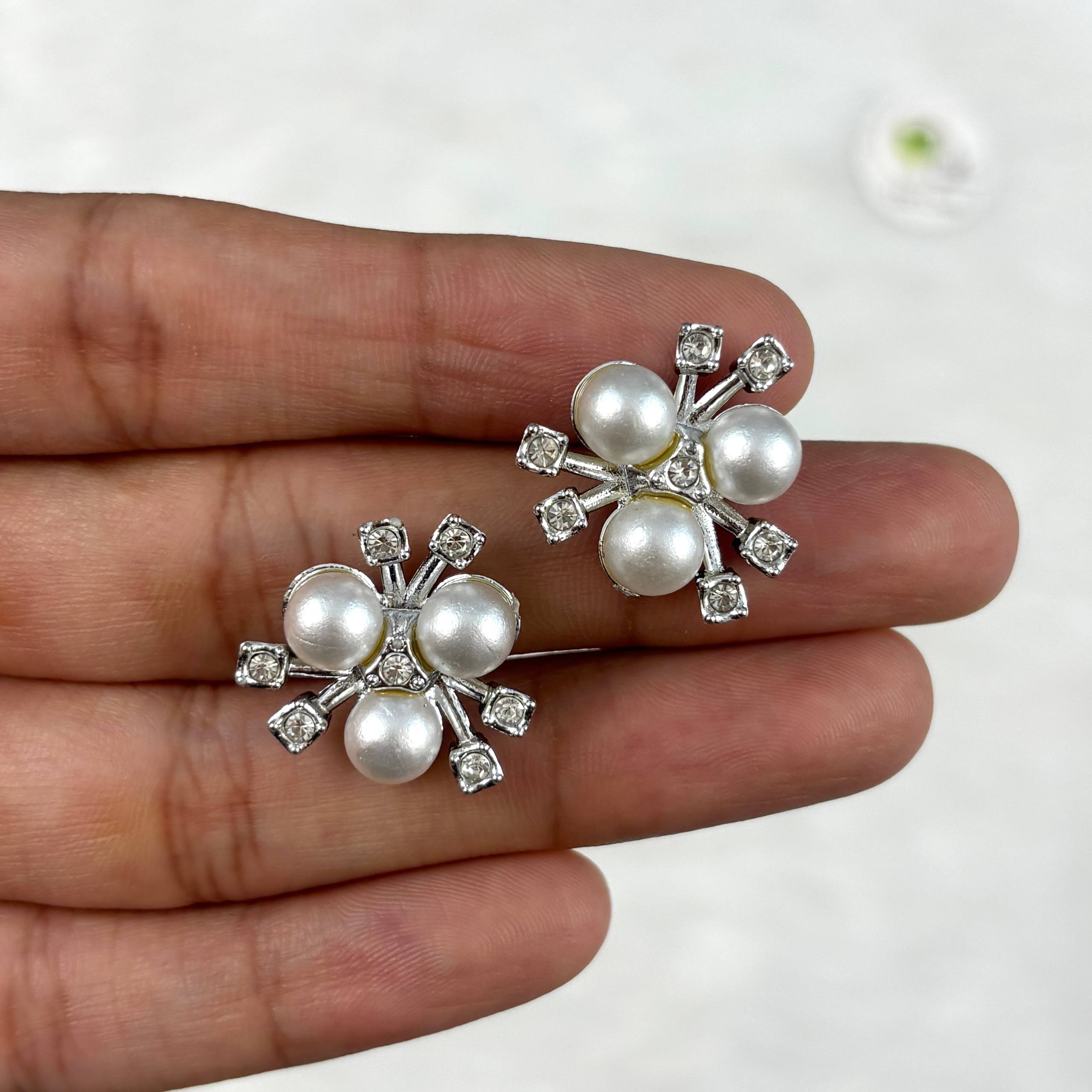 Decorative Pearl Stone (A) Silver Tulsi Resin Store