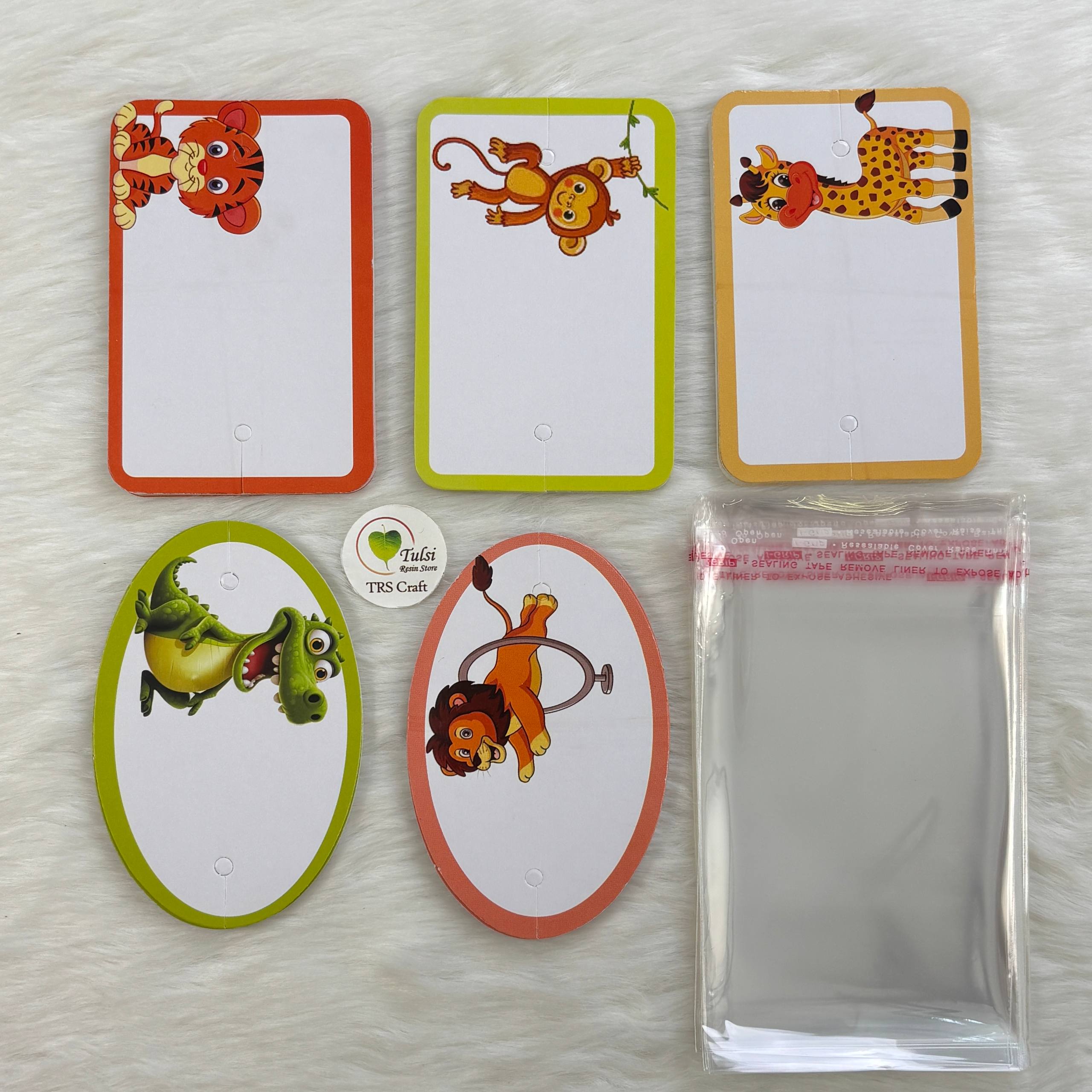 Rakhi Card With Transparent Bag Combo (E) - Kids Mix