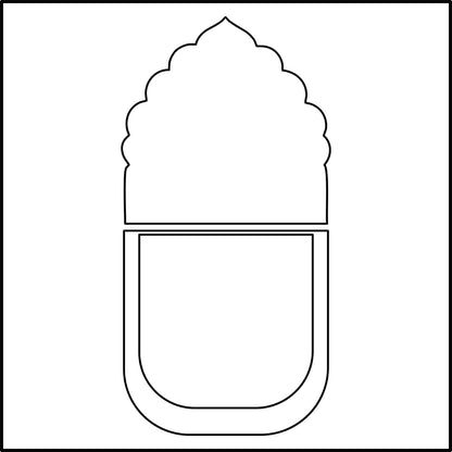 MDF Singhasan Base (A)