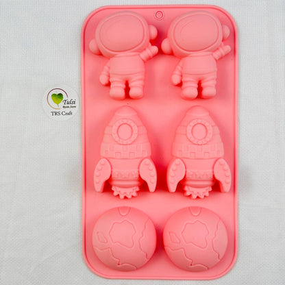 Cartoon Mould (J) - Space Theme