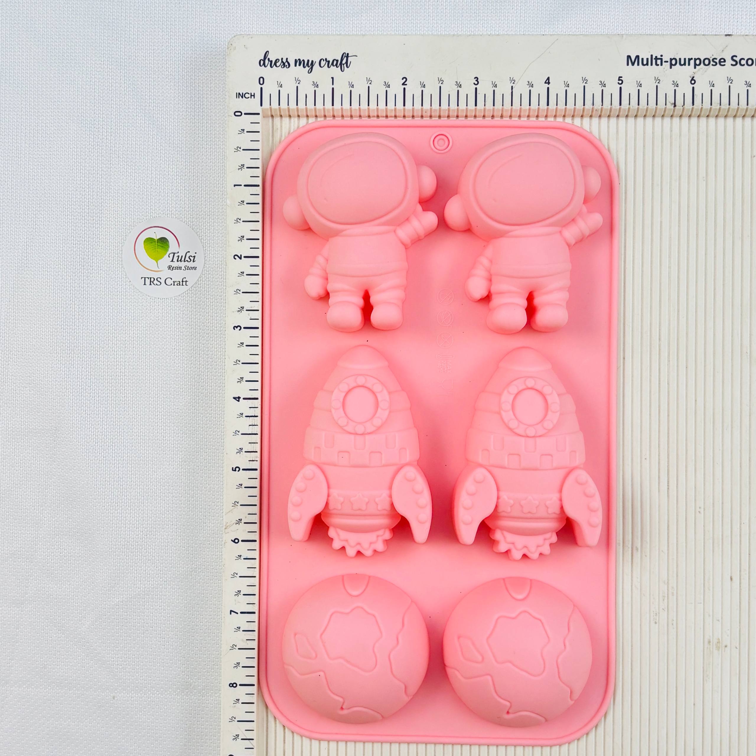 Cartoon Mould (J) - Space Theme