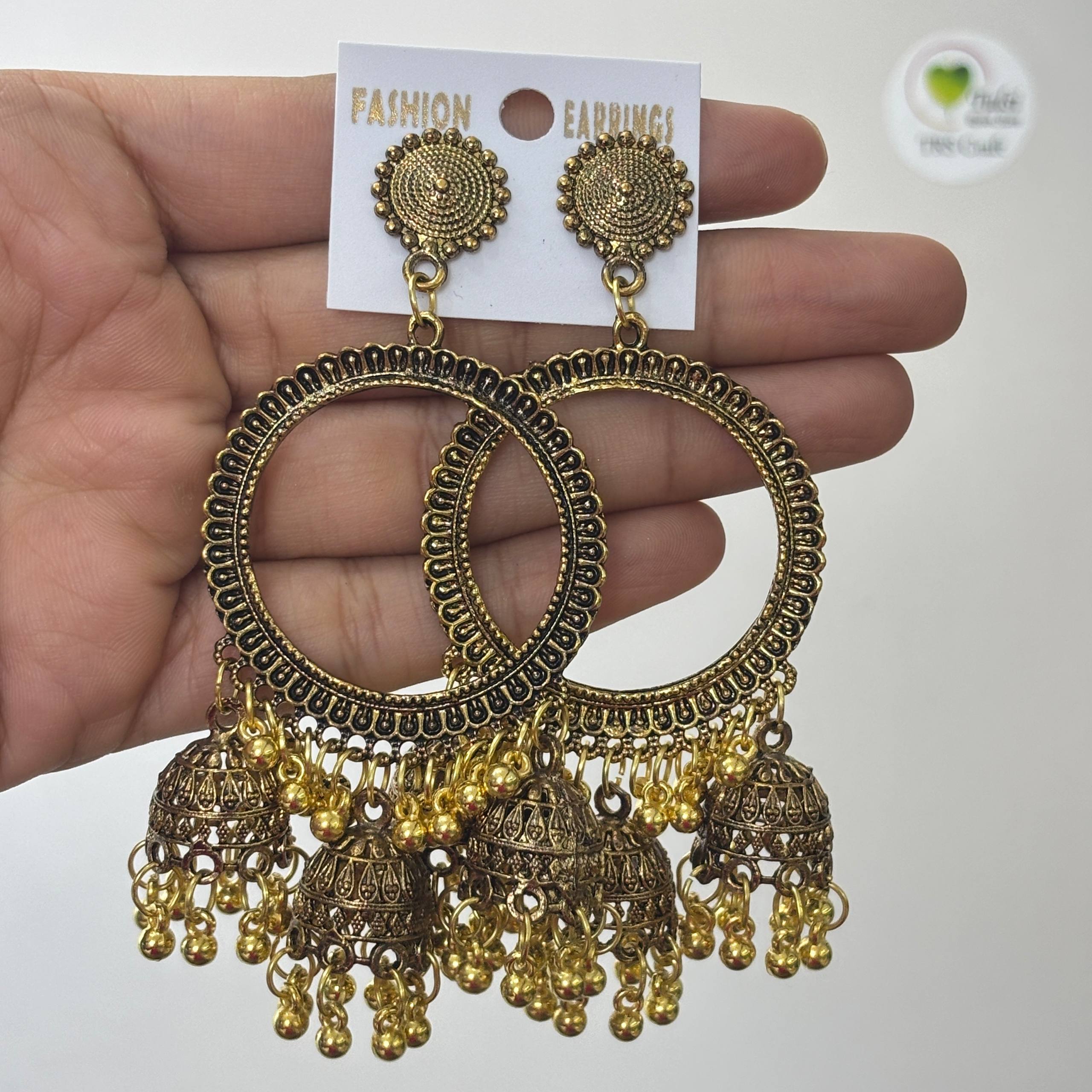 Earring Bazel / Jhumka - (Q)