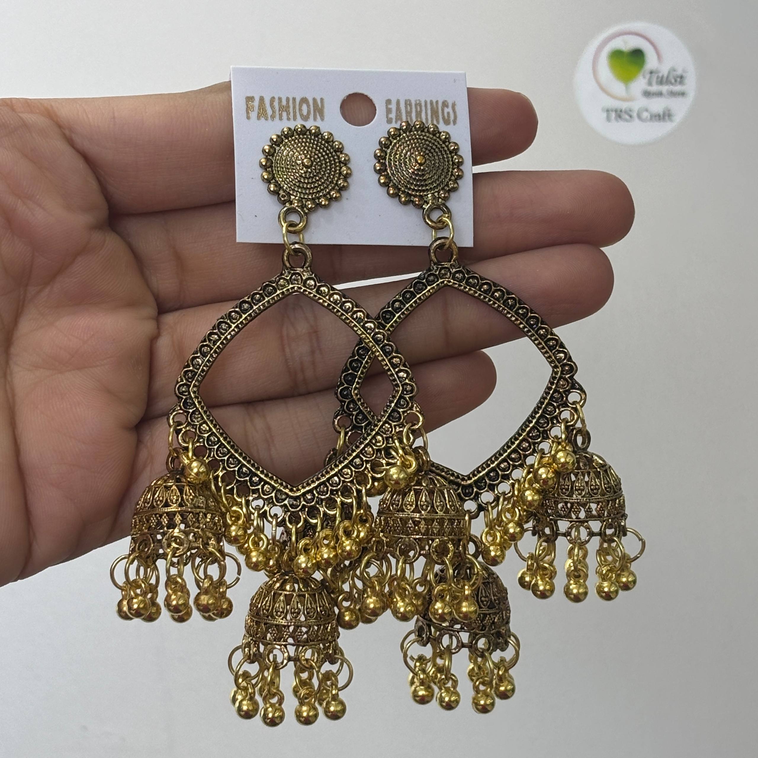 Earring Bazel / Jhumka - (R)