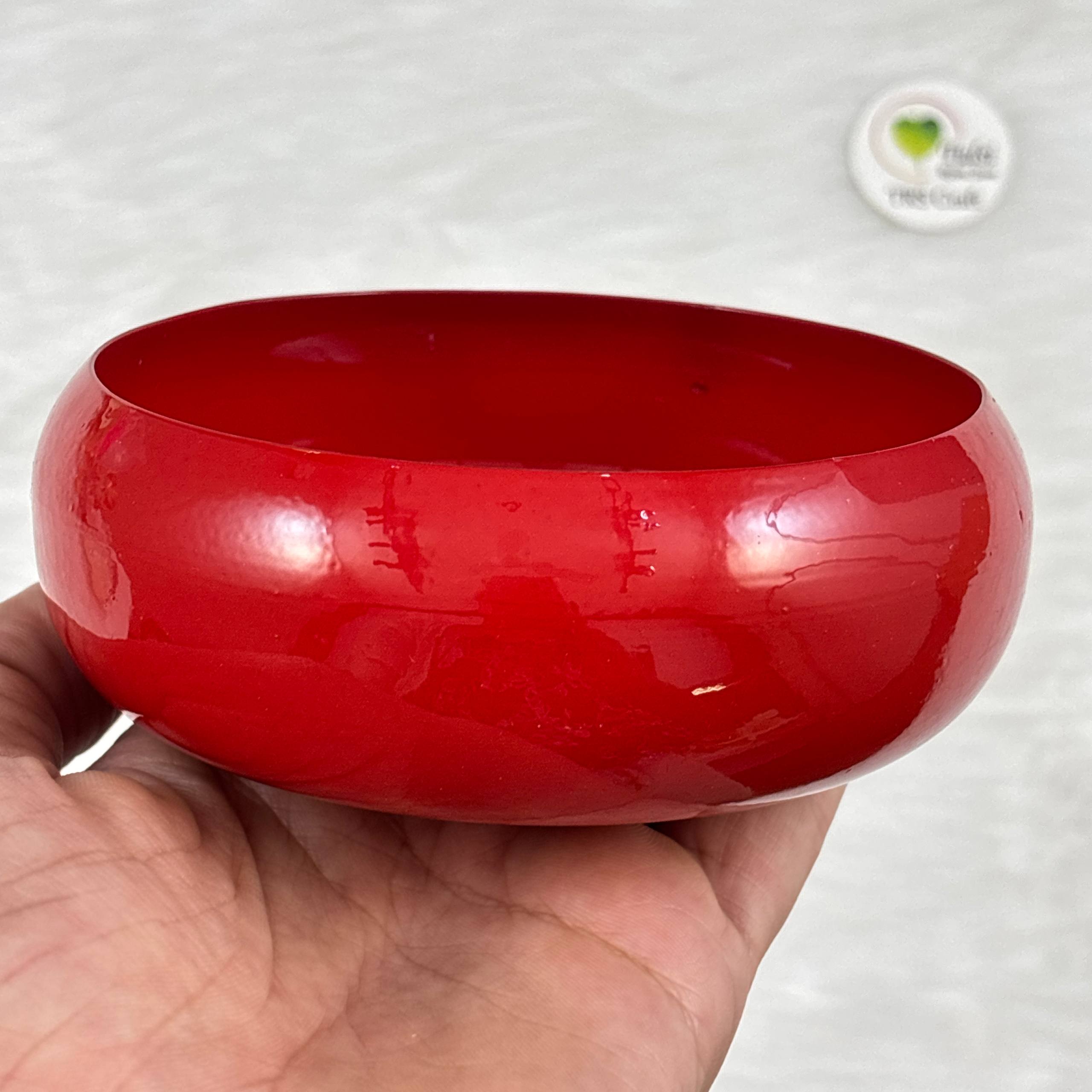Metal Urli Bowl (A013) - Red