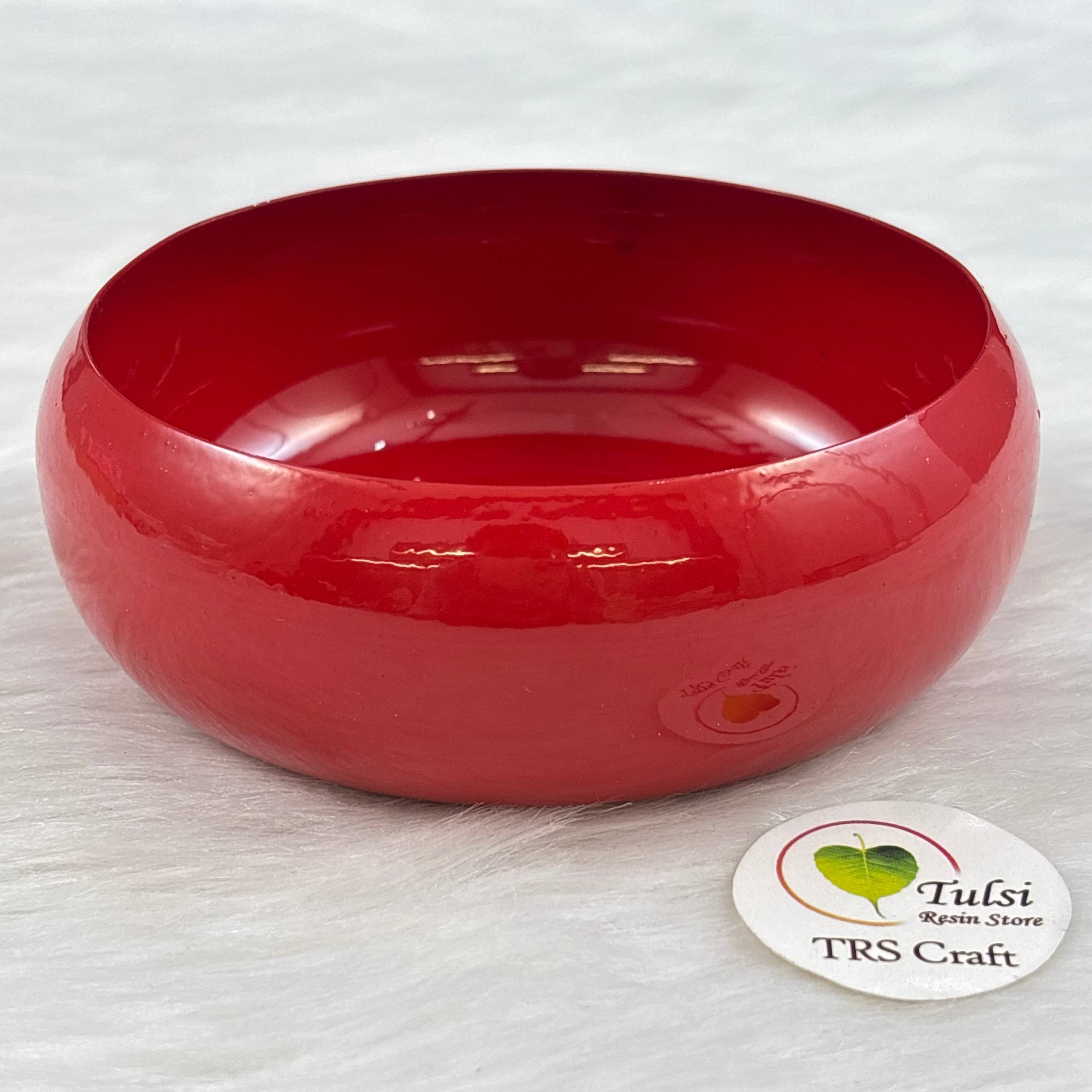 Metal Urli Bowl (A013) - Red