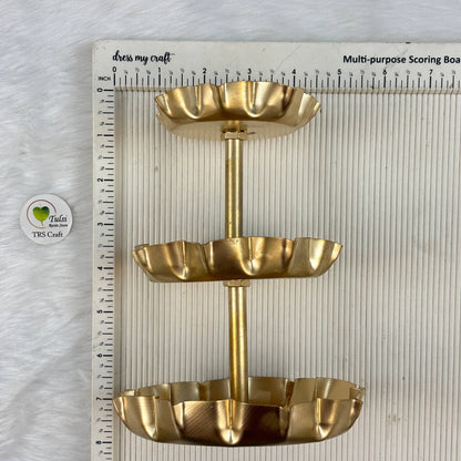 Metal Urli Bowl (A017) - 3 Tier