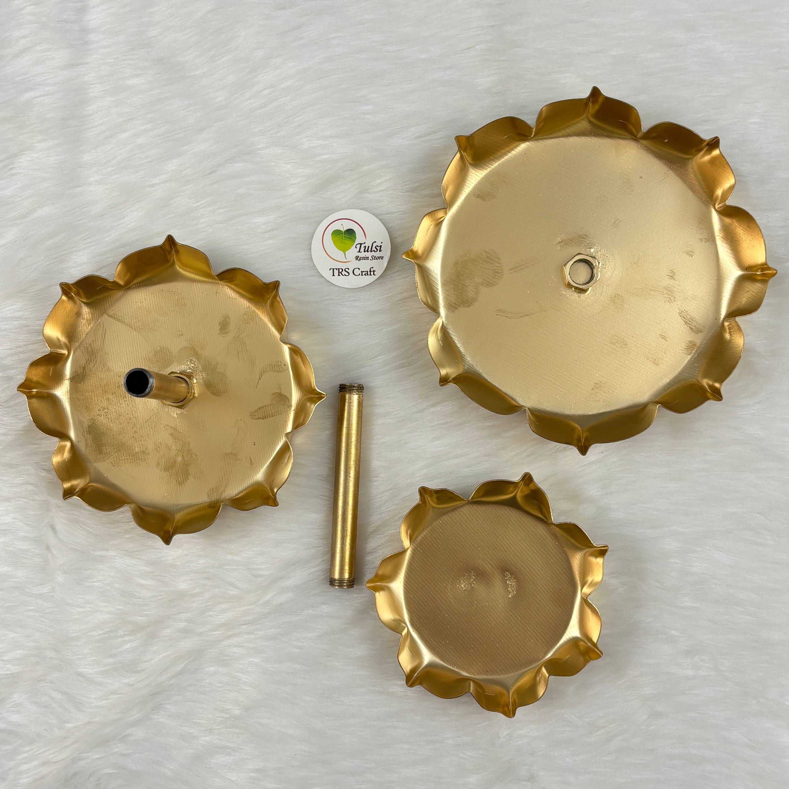 Metal Urli Bowl (A017) - 3 Tier