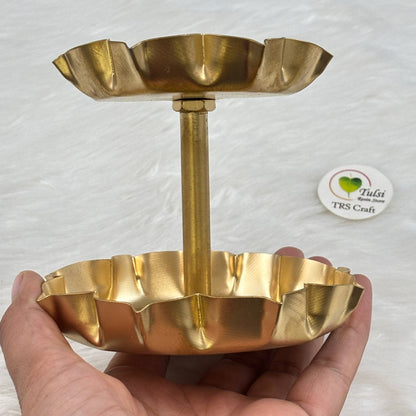 Metal Urli Bowl (A016) - 2 Tier