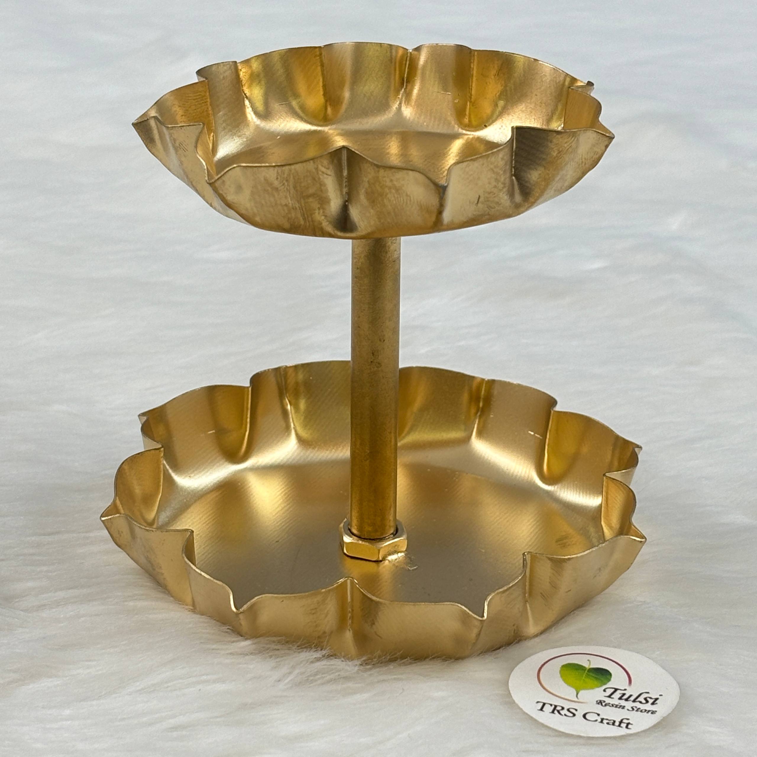 Metal Urli Bowl (A016) - 2 Tier