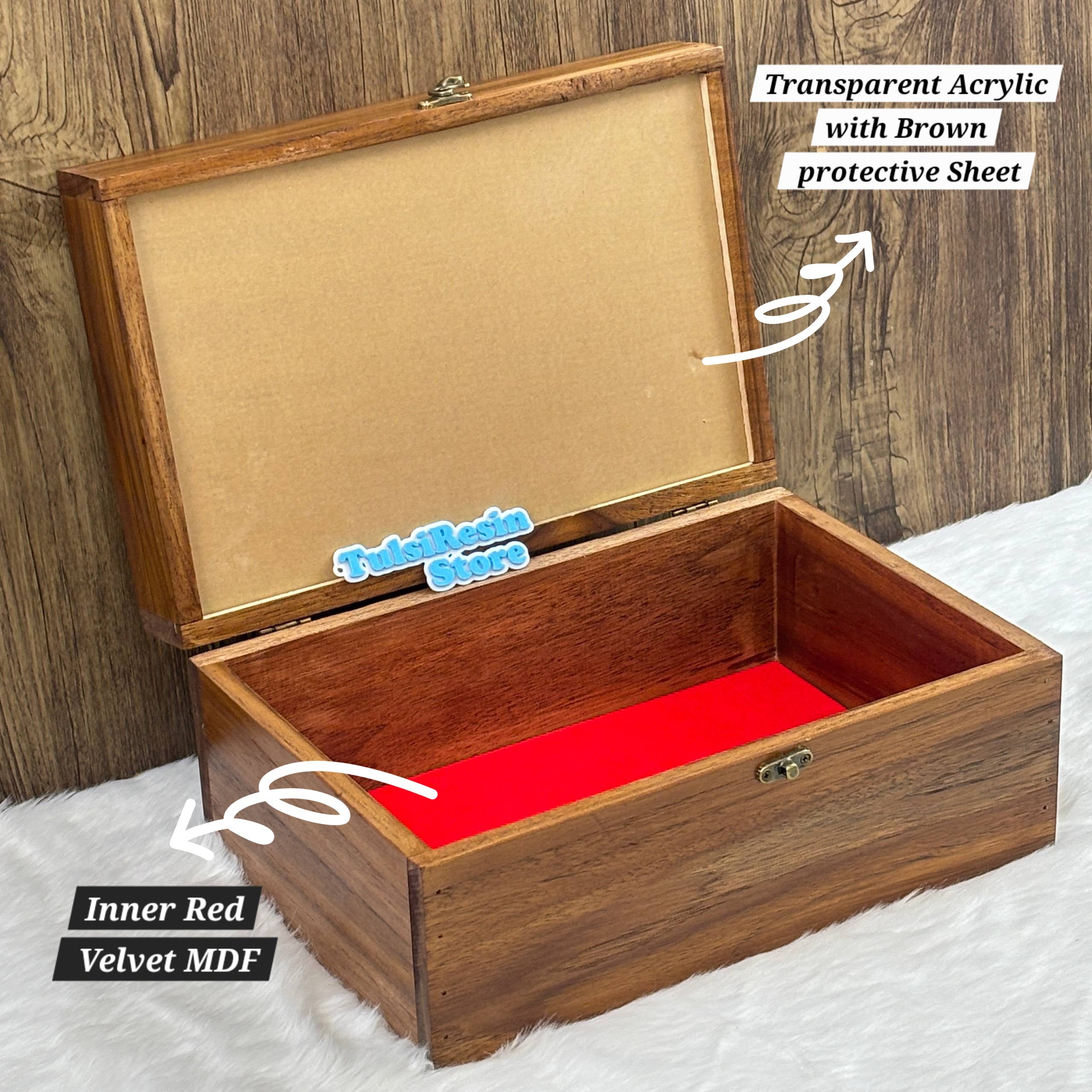 Teakwood Multipurpose Box - For Flower Preservation