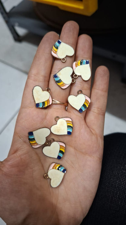 Distash Rainbow Heart Charm (B)