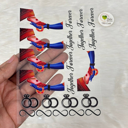 A6 UV DTF Sticker - Couple (F)