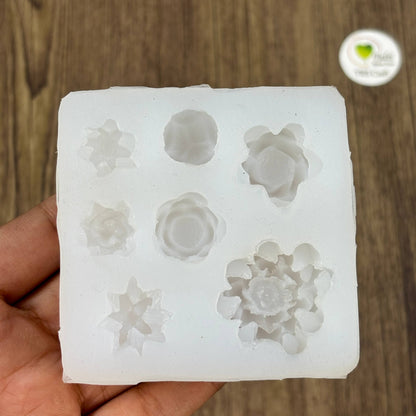 Lotus Pond Miniature Mould (E) - 7 Cavity (HM)