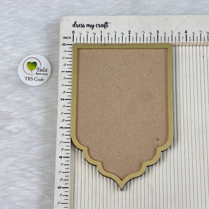 Mdf Wall Hanging / Toran Base (B) - Temple Arc