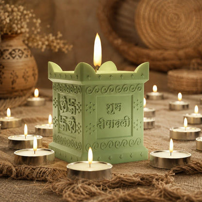 Tulsi Vrindavan T-Light Holder Mould (A)