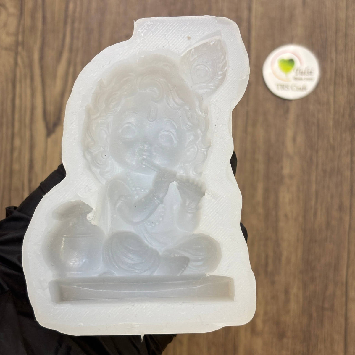 3D Krishna Idol Mould