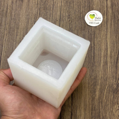 Tulsi Vrindavan T-Light Holder Mould (A)