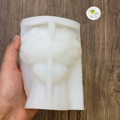 Bouquet Candle Mould (E)- Rose Heart