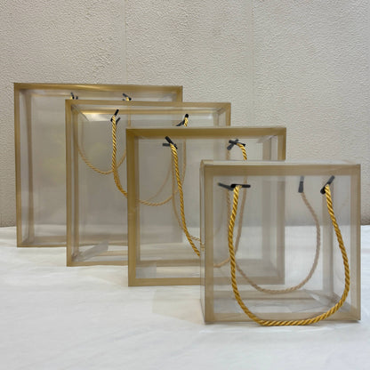 Pvc Hamper Box (A1) - Gold (5pcs)