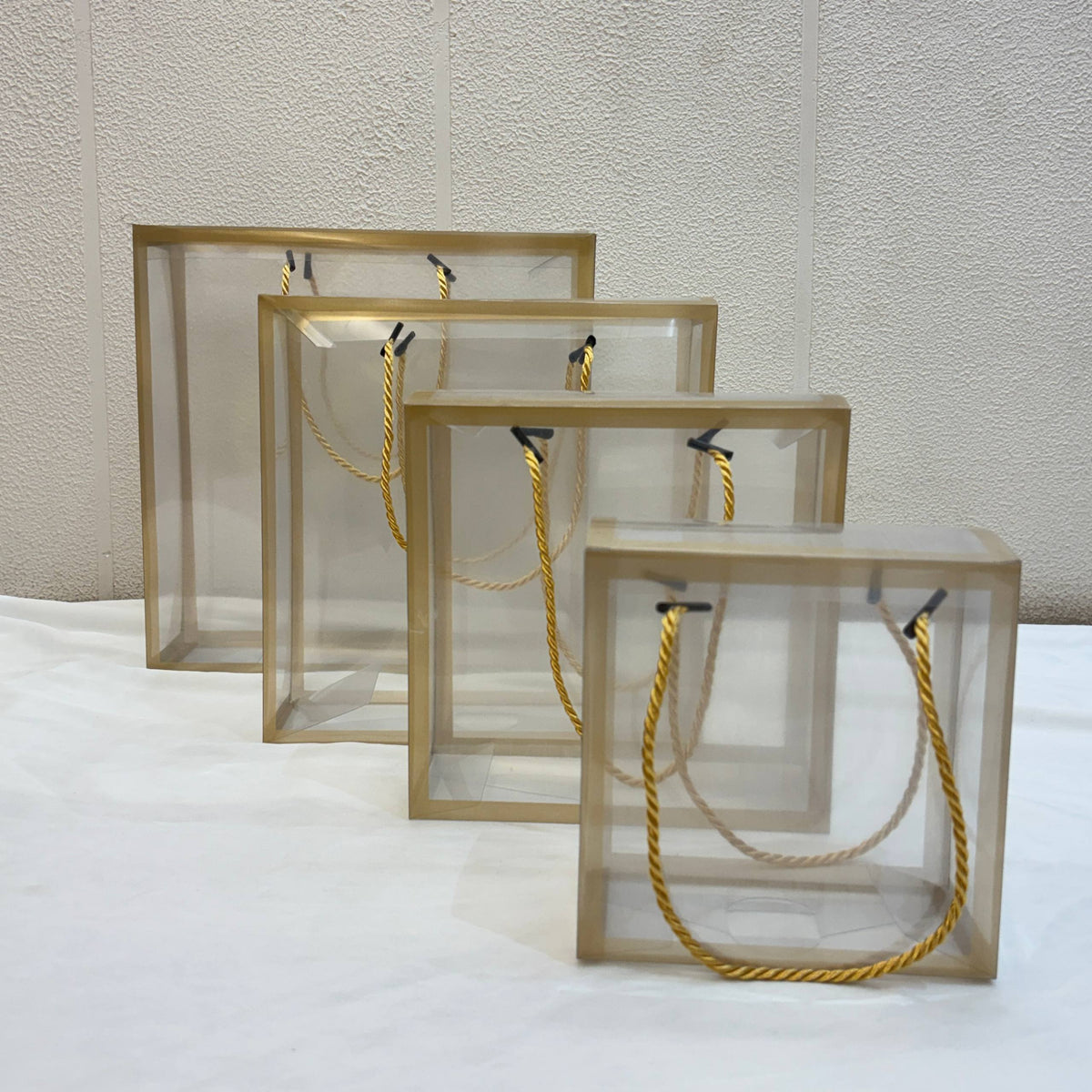 Pvc Hamper Box (A1) - Gold (5pcs)