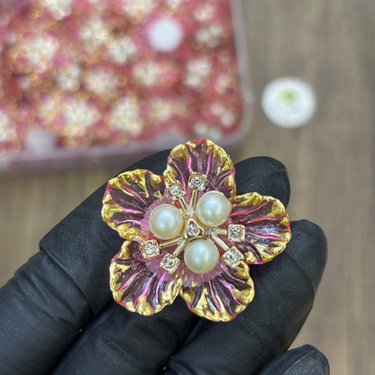 Colourful Plastic Flower (A)