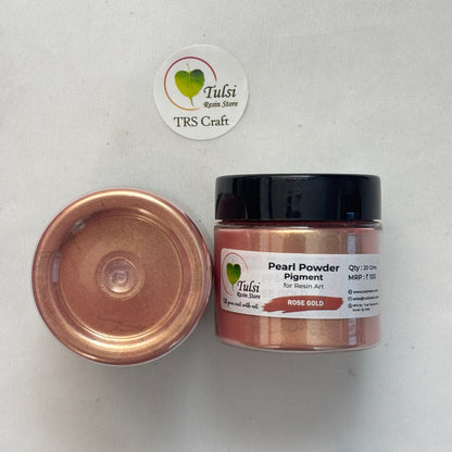 Rose Gold Pearl Pigment tulsiresin
