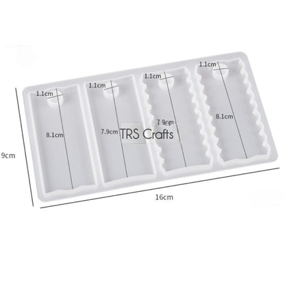 Keychain Mould (J) - Name Tag