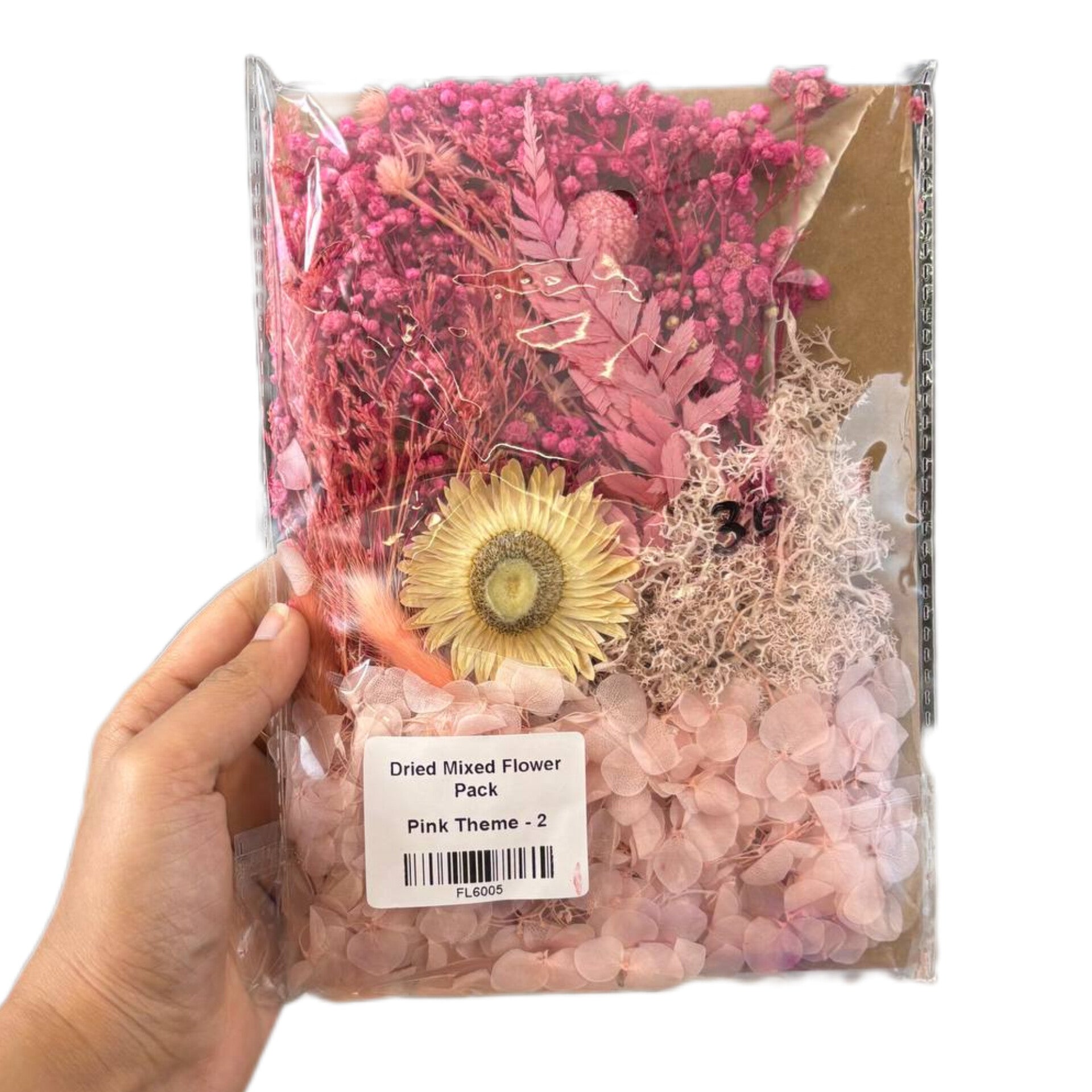 Mix Dry Flower Sheet - A4