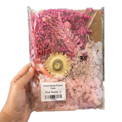 Mix Dry Flower Sheet - A4