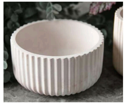 Concrete Jars (A5) - Striped Urli