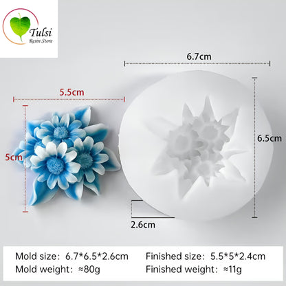 Flower Mould (A8) Tulsi Resin Store