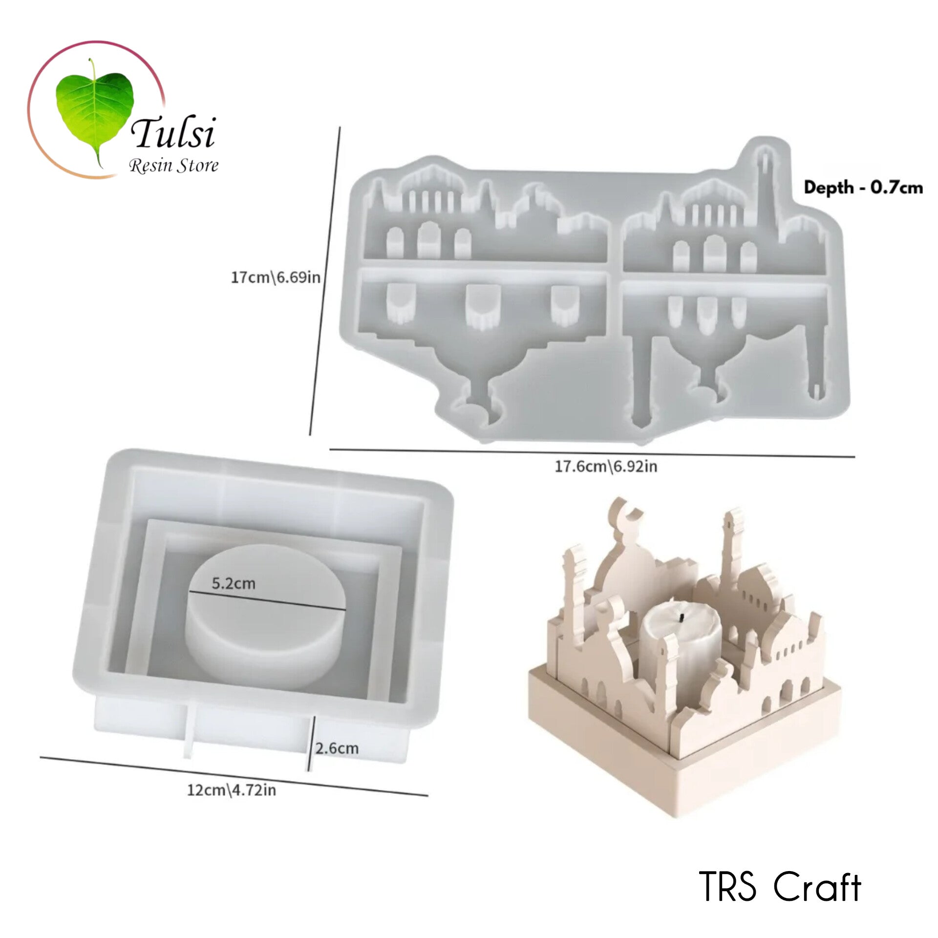 Holy Mosque T-Light Holder Mould