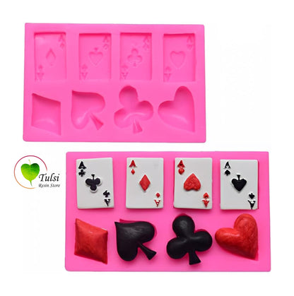 Poker Candle Mould
