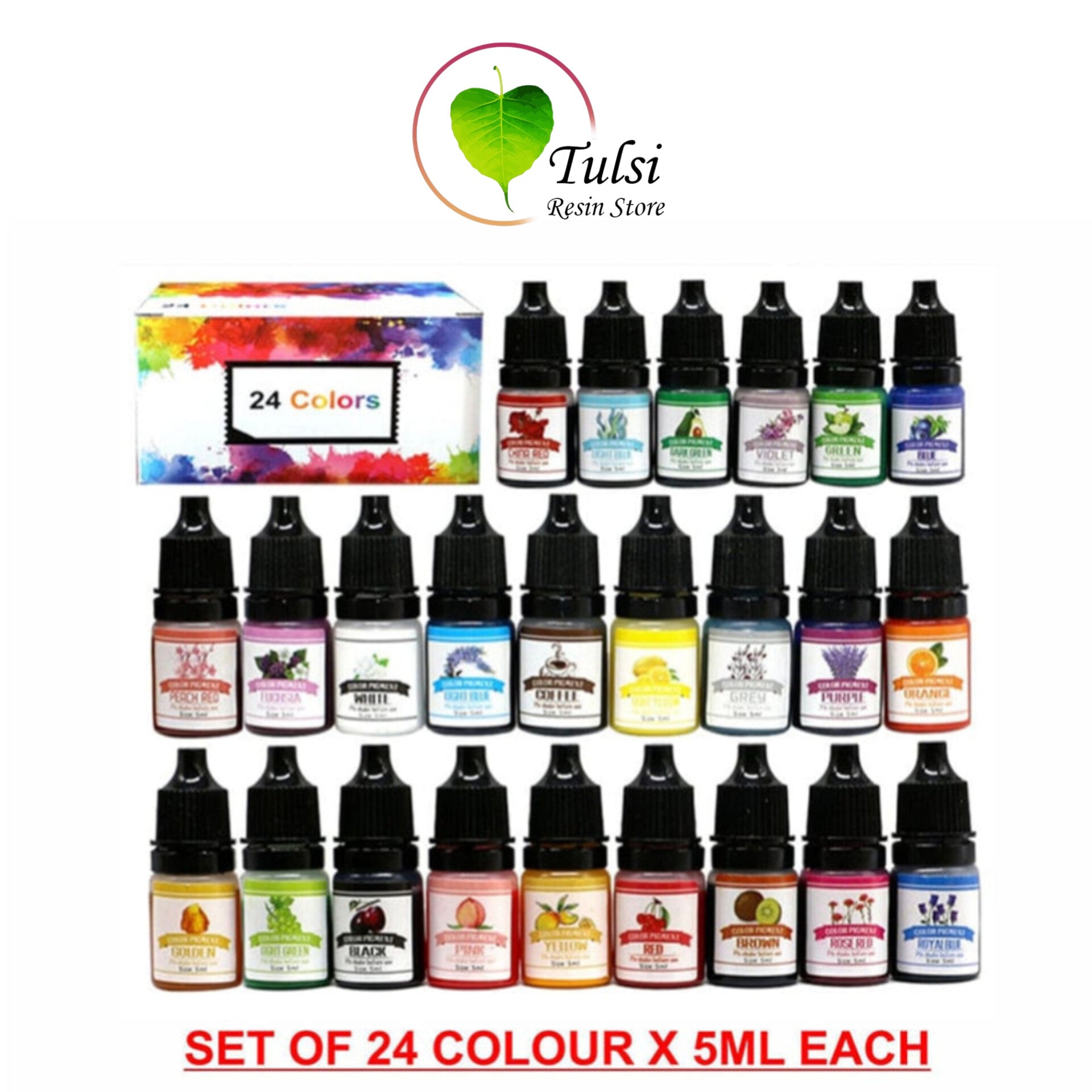 Uv Resin Pigment - Set of 24