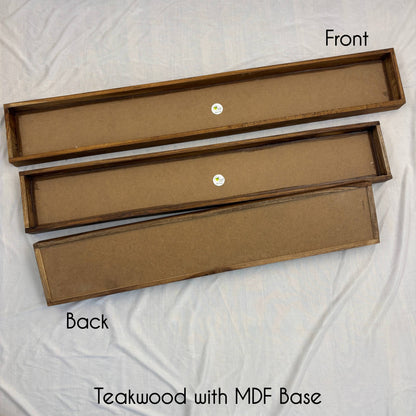 Teakwood Floating Frame (I) -  Slim Rectangle