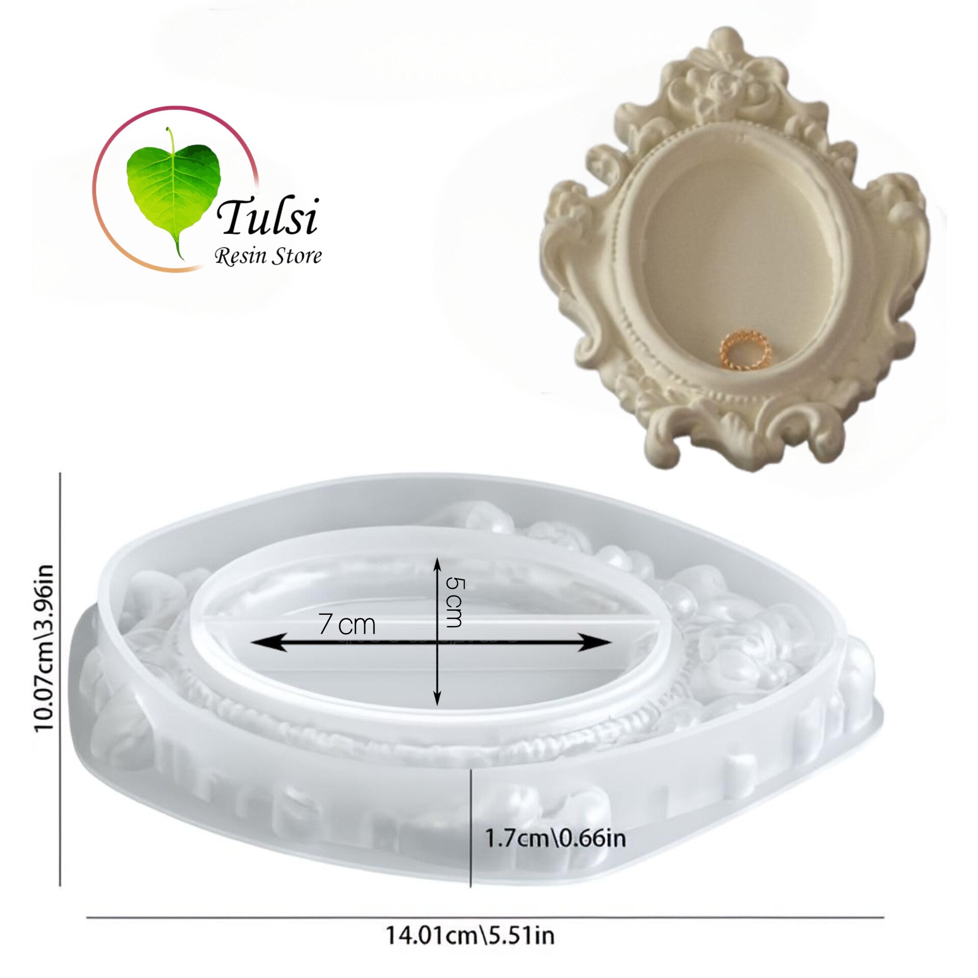 Oval Frame Mould (D)