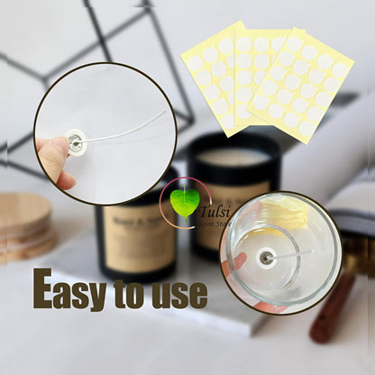 Candle Wick Stickers (A) - with Sleeve