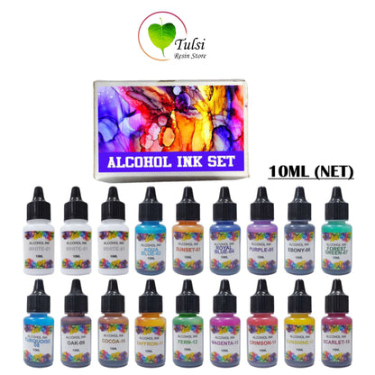 Alcohol Ink - Set of 18 Tulsi Resin Store
