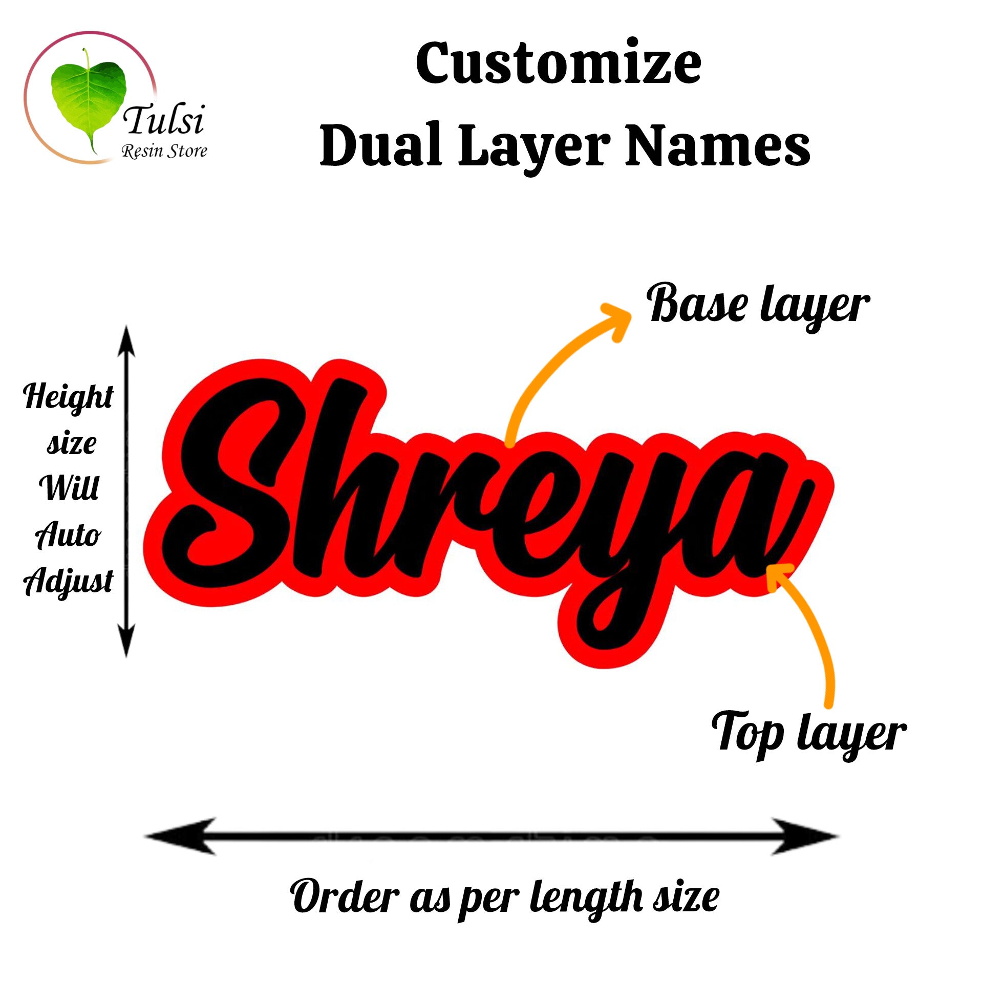 Custom Acrylic Cutout - Dual Layer