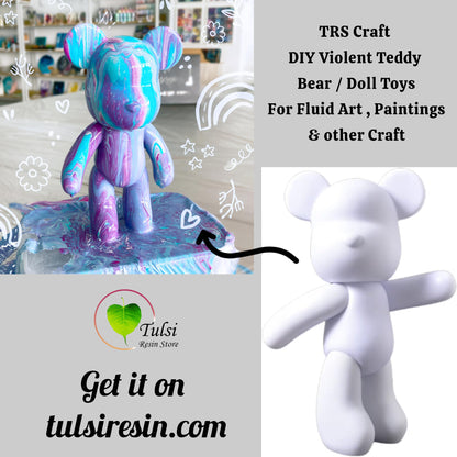 Fluid Art Bear - - Tulsi Resin Store
