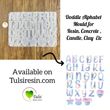 Doodle Back Alphabet Mould