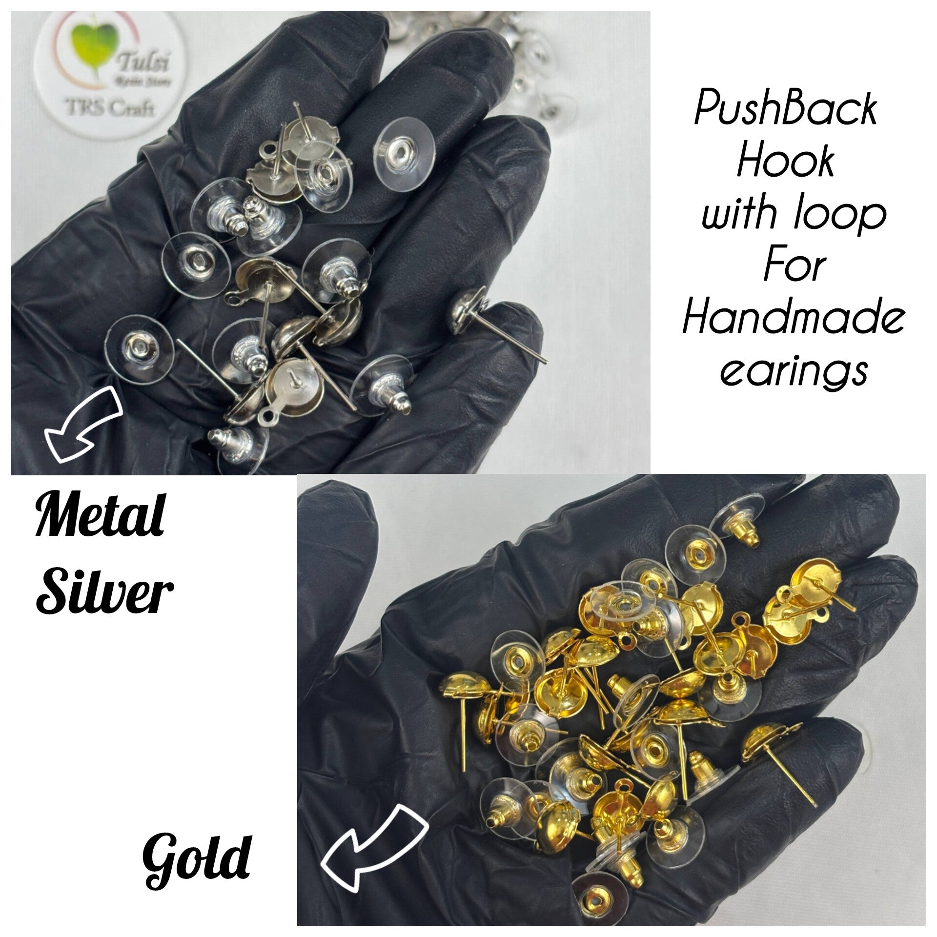 Push back hook with loop (A) tulsiresin