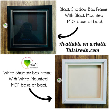 Shadow Box- Square Tulsi Resin Store