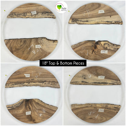 Woodlog Piece for Mould - 18" Dual - Top+Bottom Piece Tulsi Resin Store
