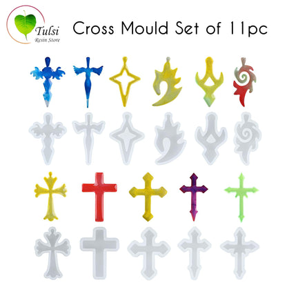 Cross Mould (B) - Pendant Size