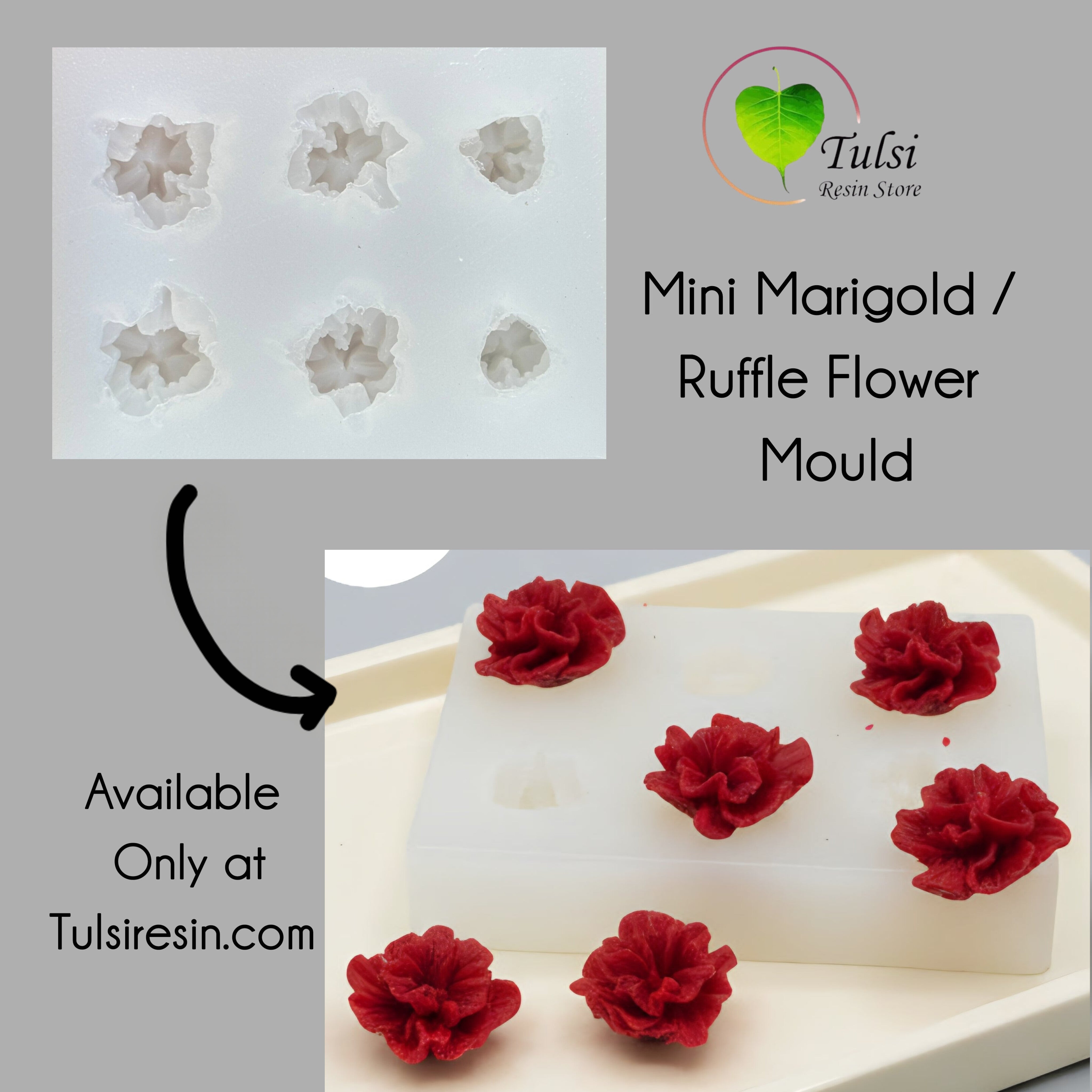 Flower Mould (A30) - Mini Ruffle (HM)