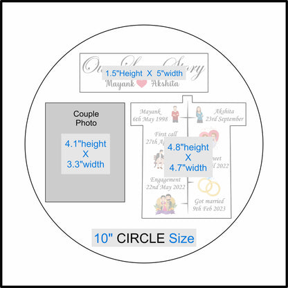 Custom Transparent Insert Sheet - Love Story