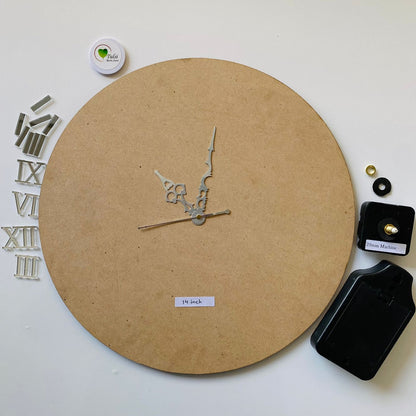 MDF Clock Set With Number